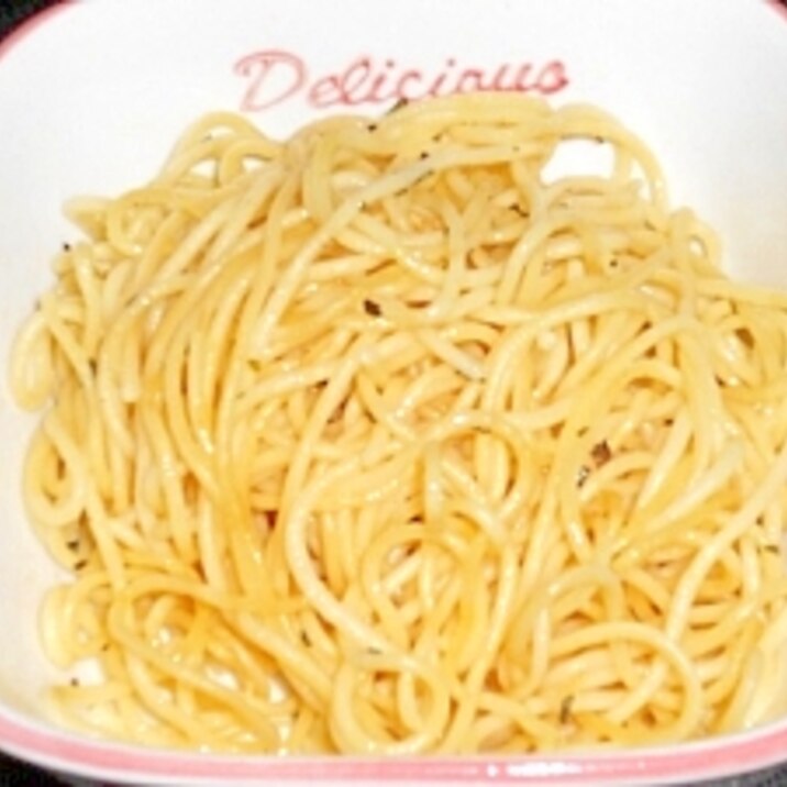 レンジで簡単に作ろう♪バジルスパゲティ